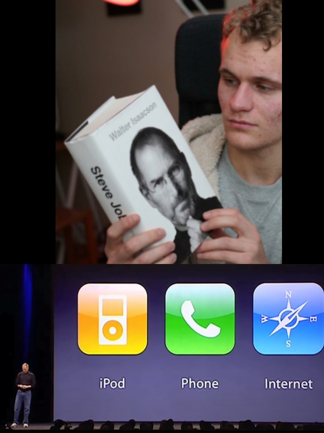 The Steve Jobs epiphany, page 436, crystallization in one sentence